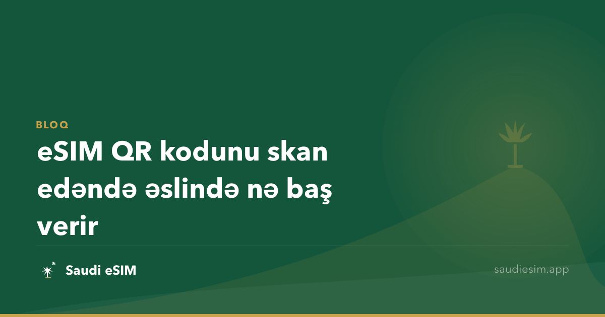 eSIM QR kodunu skan edəndə əslində nə baş verir