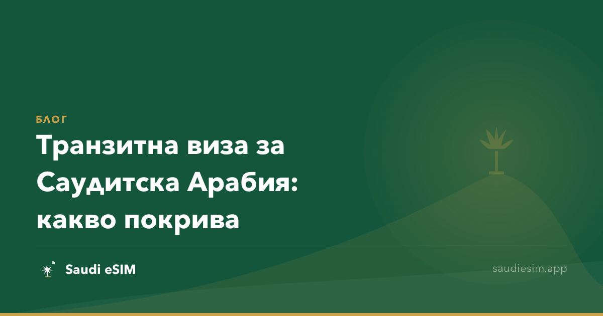 Транзитна виза за Саудитска Арабия: какво покрива
