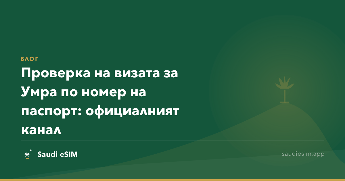 Проверка на визата за Умра по номер на паспорт: официалният канал