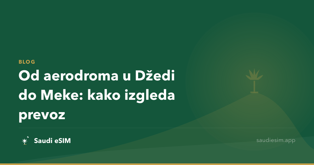 Od aerodroma u Džedi do Meke: kako izgleda prevoz