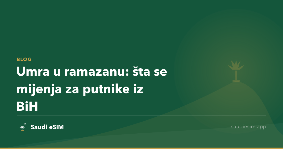 Umra u ramazanu: šta se mijenja za putnike iz BiH