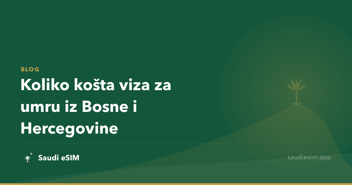 Koliko košta viza za umru iz Bosne i Hercegovine
