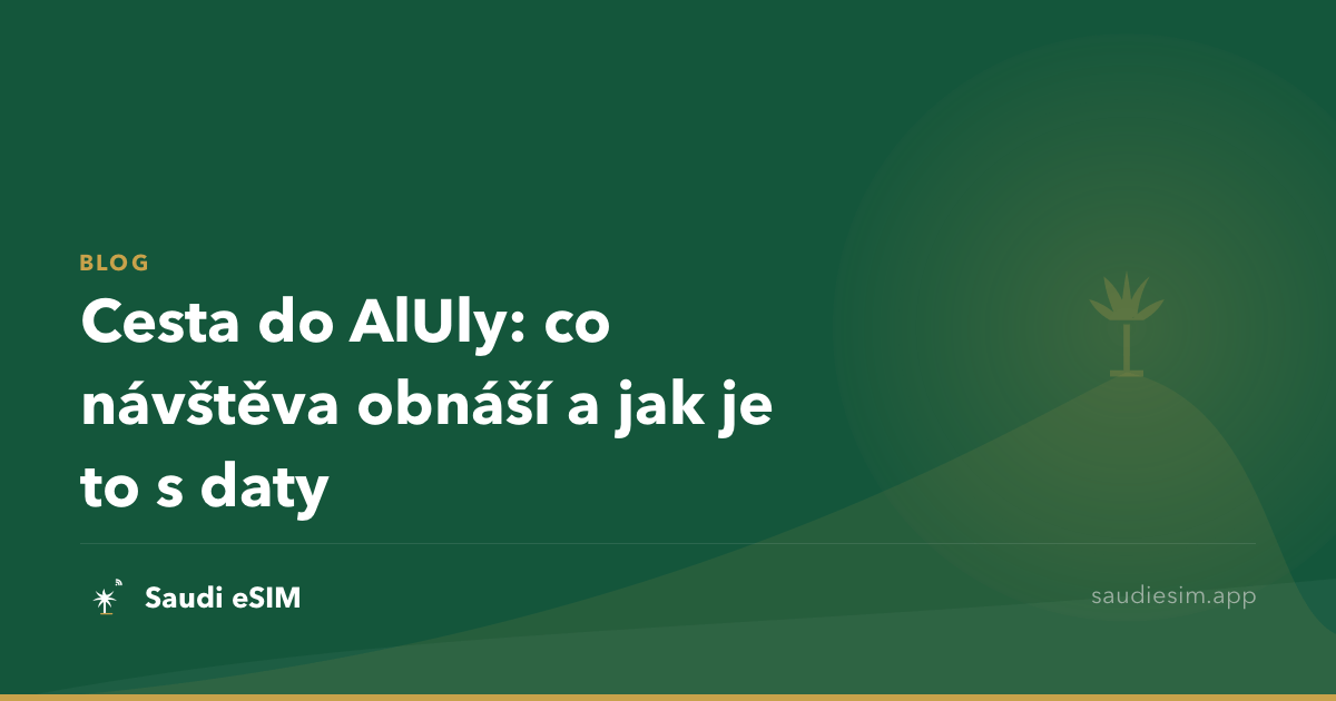 Cesta do AlUly: co návštěva obnáší a jak je to s daty