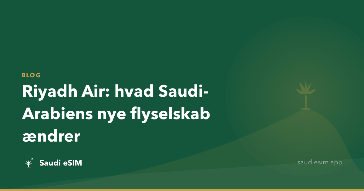 Riyadh Air: hvad Saudi-Arabiens nye flyselskab ændrer