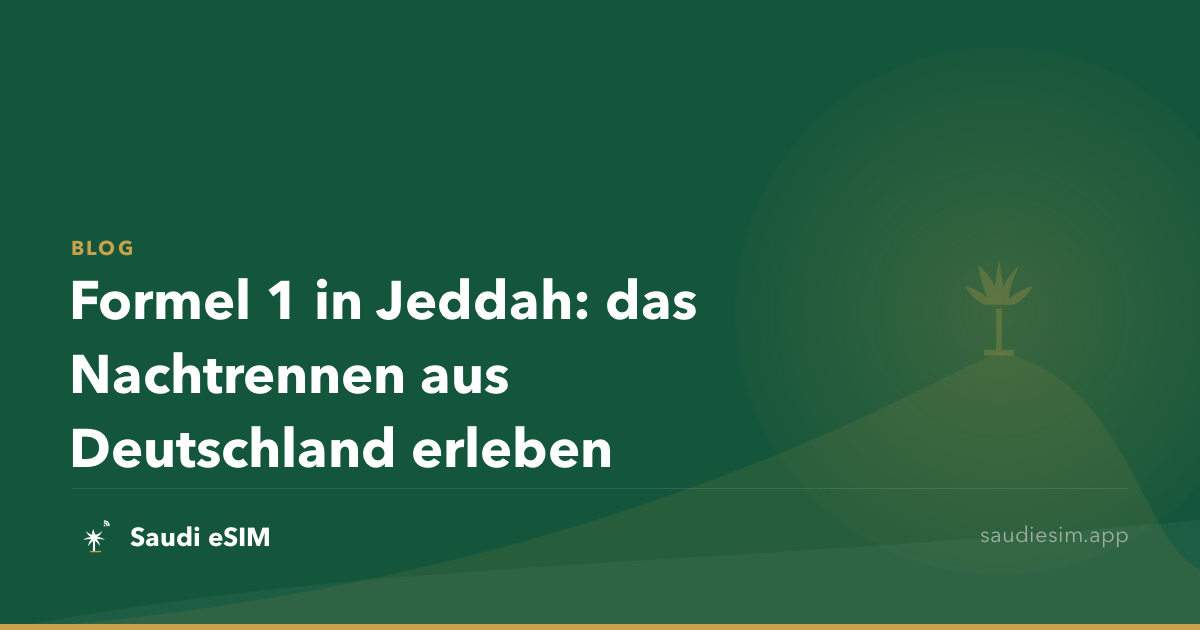 Formel 1 in Jeddah: das Nachtrennen aus Deutschland erleben