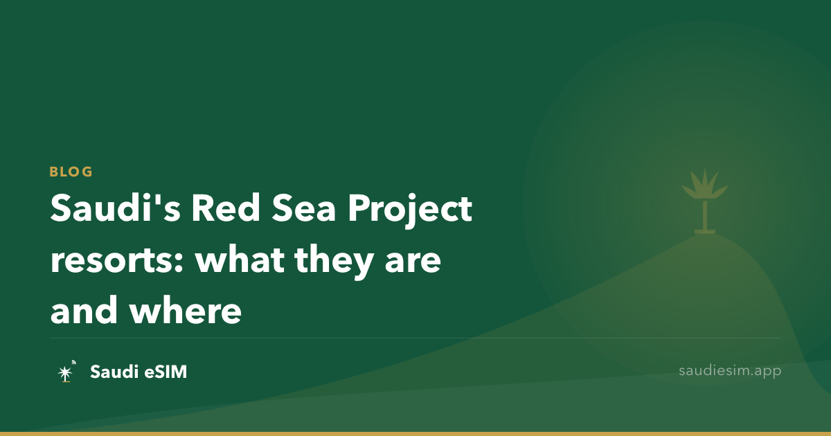 Saudi's Red Sea Project resorts: what they are and where