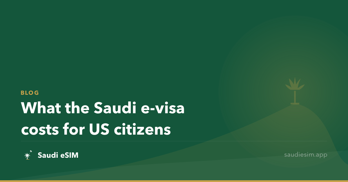 What the Saudi e-visa costs for US citizens