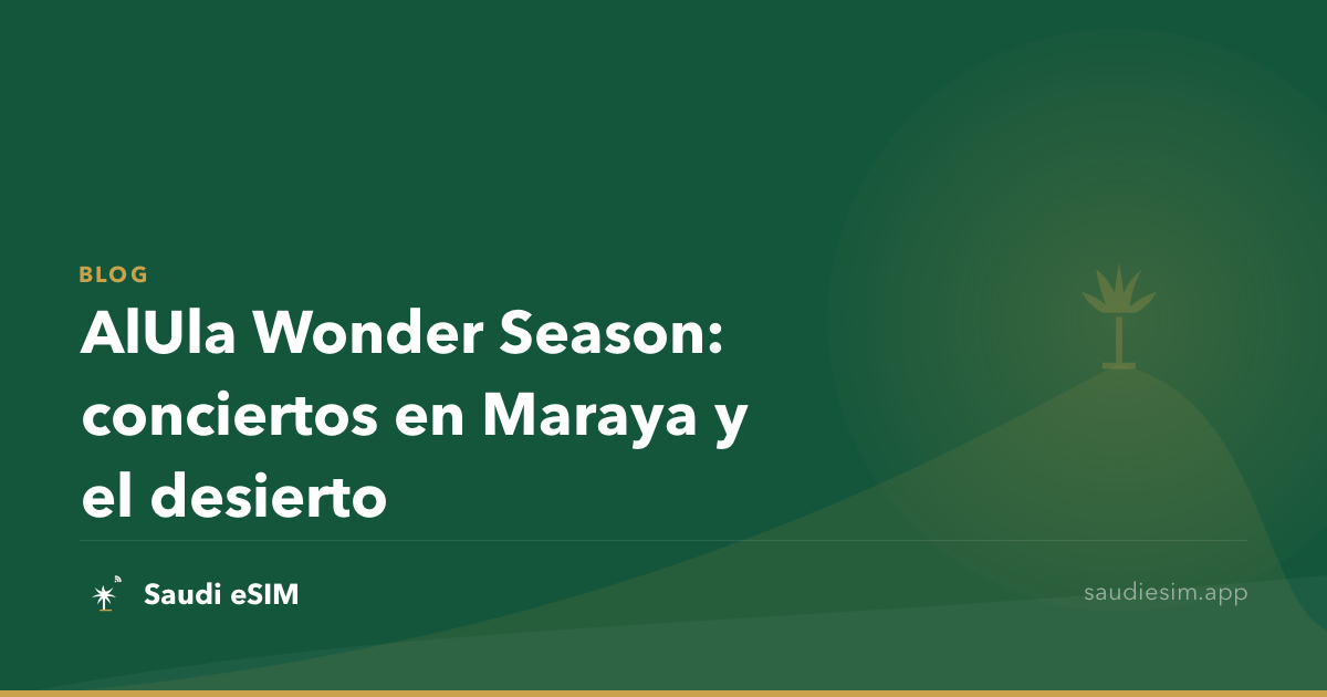 AlUla Wonder Season: conciertos en Maraya y el desierto