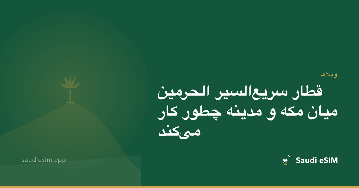 قطار سریع‌السیر الحرمین میان مکه و مدینه چطور کار می‌کند