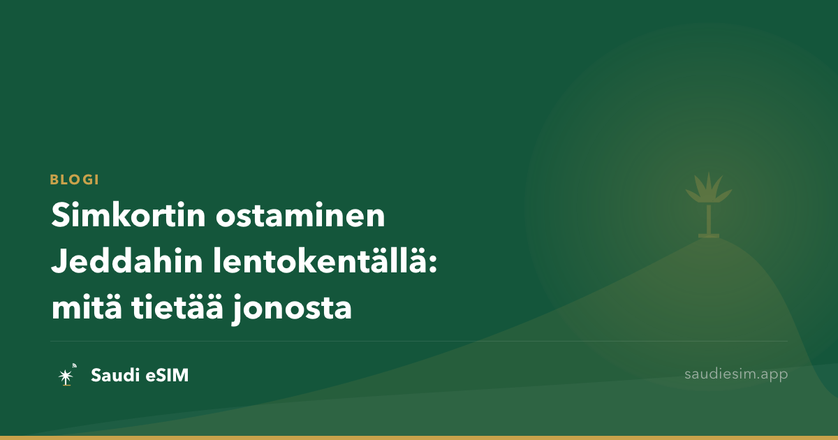 Simkortin ostaminen Jeddahin lentokentällä: mitä tietää jonosta