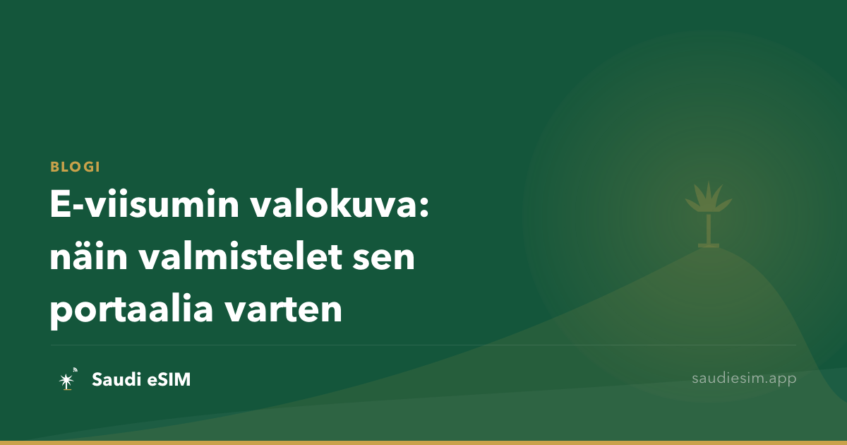 E-viisumin valokuva: näin valmistelet sen portaalia varten