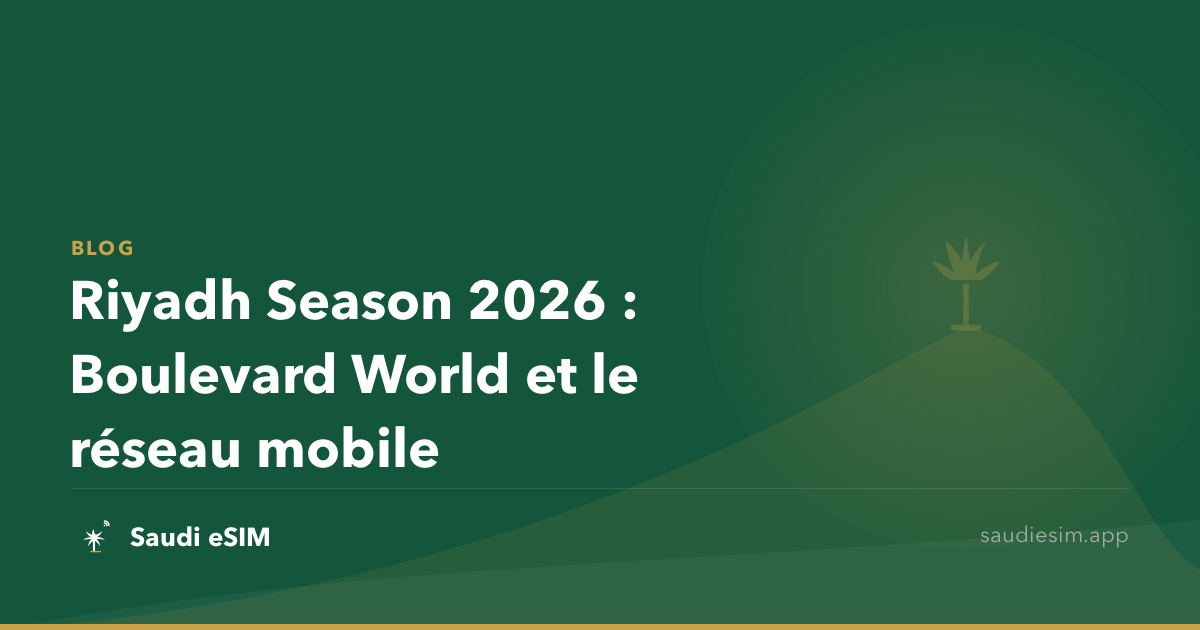 Riyadh Season 2026 : Boulevard World et le réseau mobile