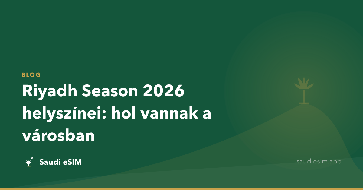 Riyadh Season 2026 helyszínei: hol vannak a városban