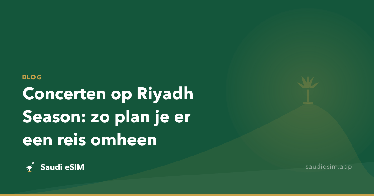 Concerten op Riyadh Season: zo plan je er een reis omheen