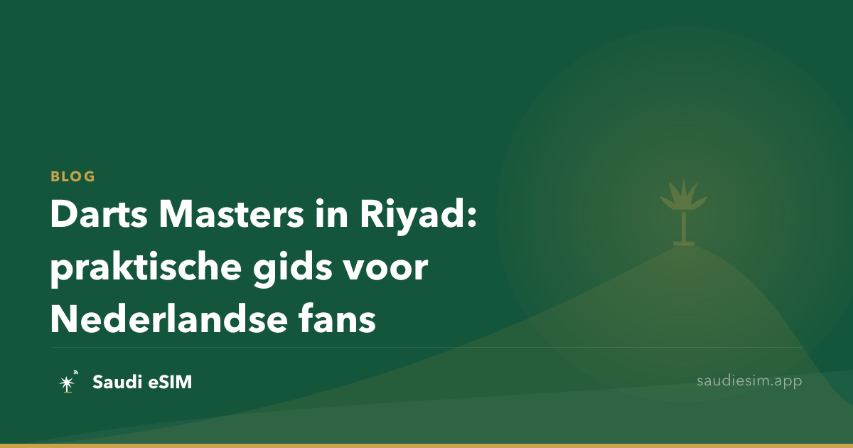 Darts Masters in Riyad: praktische gids voor Nederlandse fans
