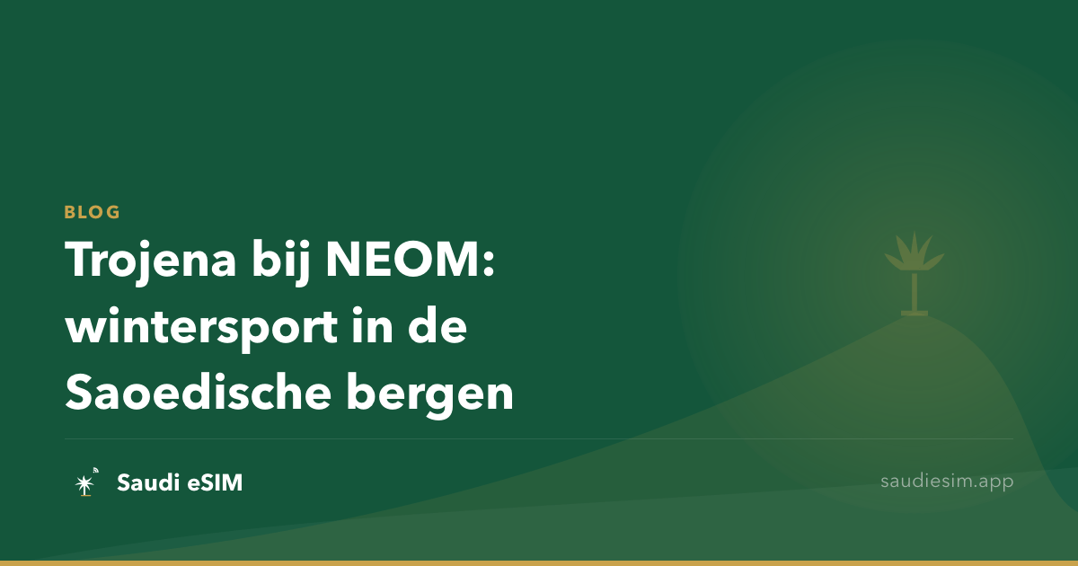 Trojena bij NEOM: wintersport in de Saoedische bergen