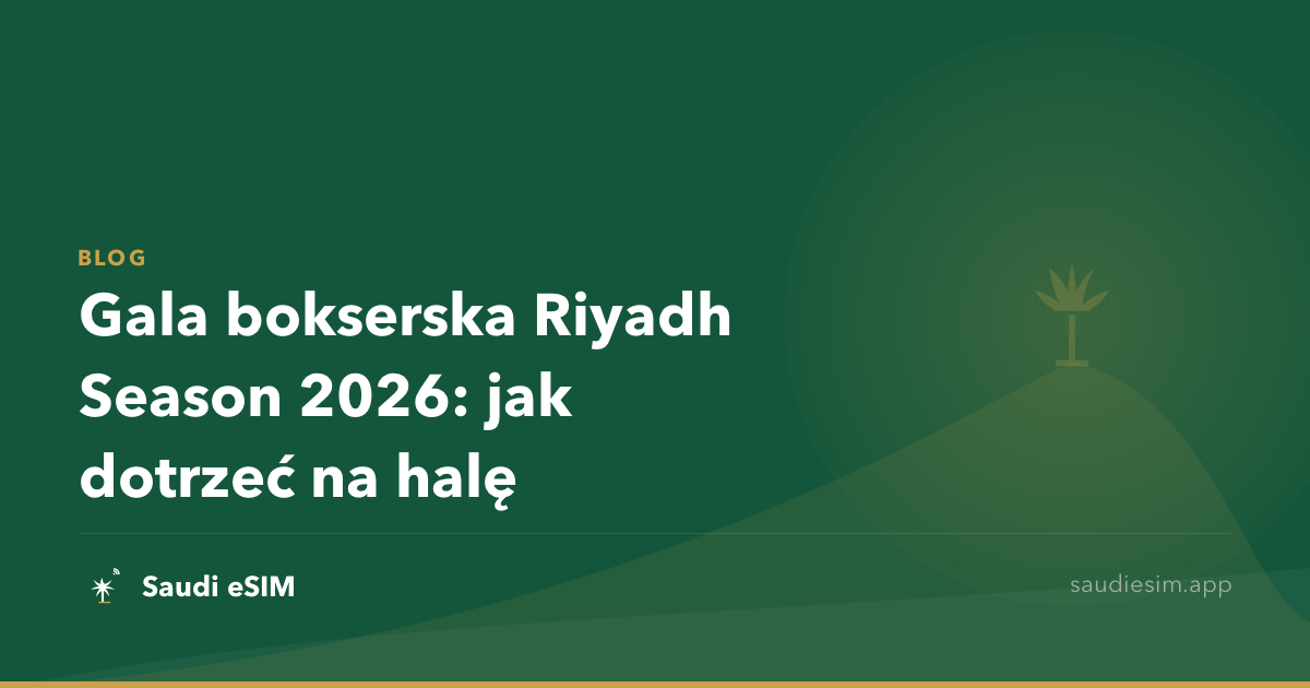 Gala bokserska Riyadh Season 2026: jak dotrzeć na halę