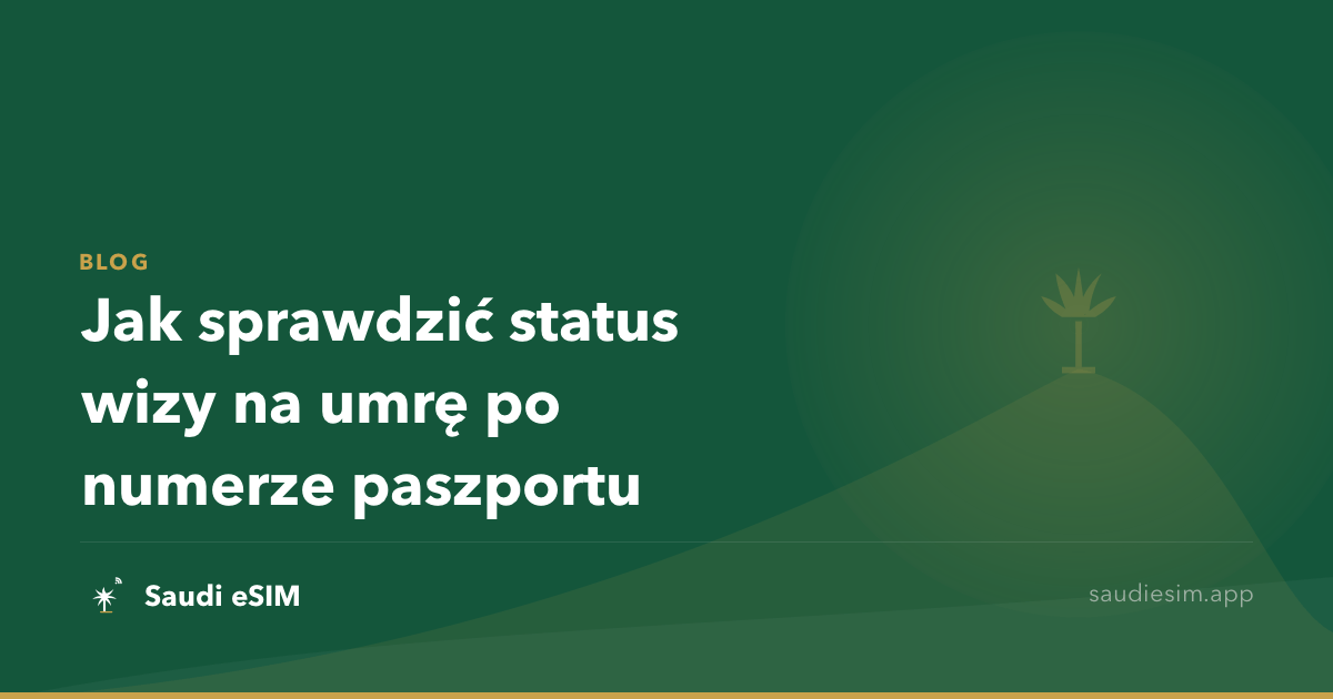 Jak sprawdzić status wizy na umrę po numerze paszportu