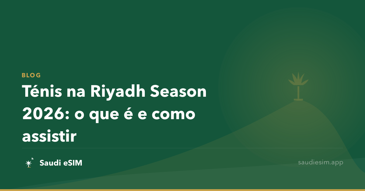 Ténis na Riyadh Season 2026: o que é e como assistir