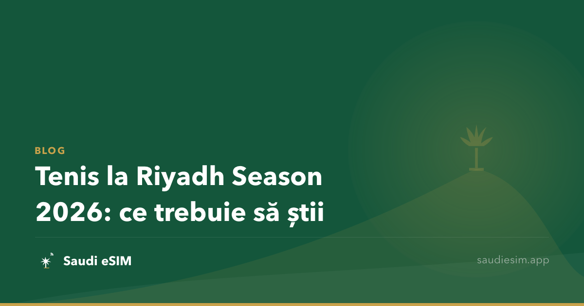 Tenis la Riyadh Season 2026: ce trebuie să știi