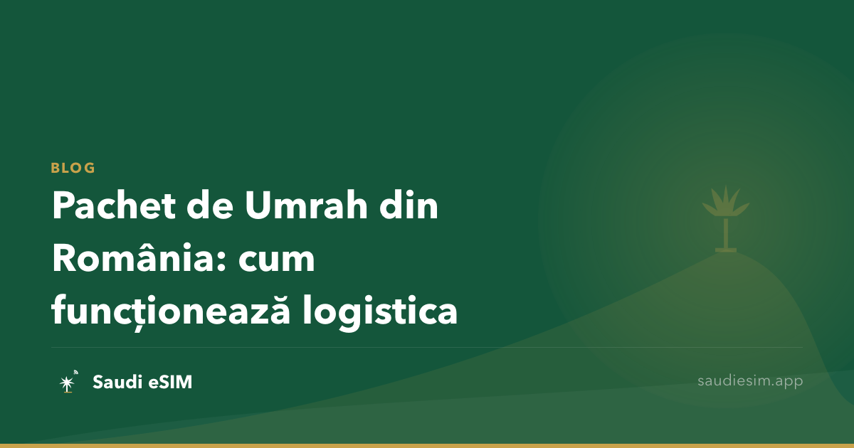 Pachet de Umrah din România: cum funcționează logistica