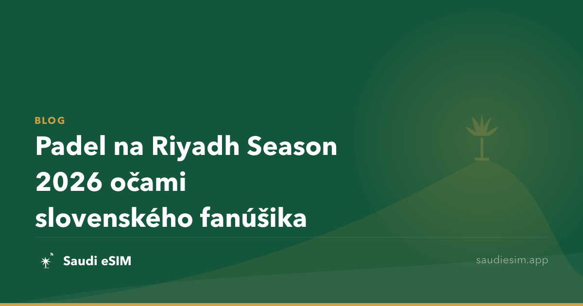 Padel na Riyadh Season 2026 očami slovenského fanúšika