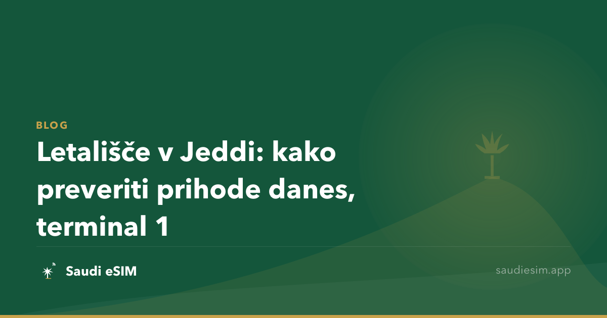 Letališče v Jeddi: kako preveriti prihode danes, terminal 1