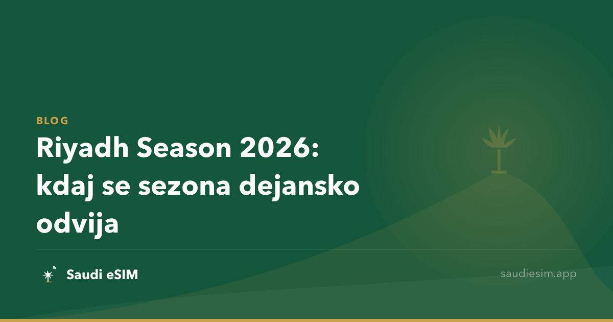 Riyadh Season 2026: kdaj se sezona dejansko odvija