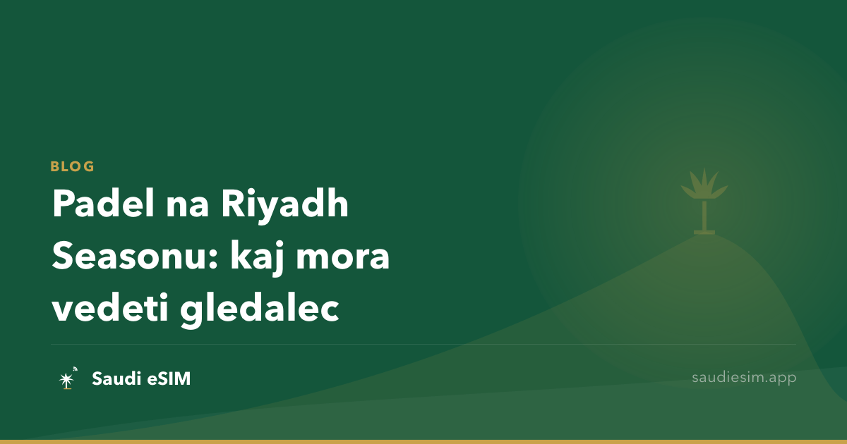Padel na Riyadh Seasonu: kaj mora vedeti gledalec