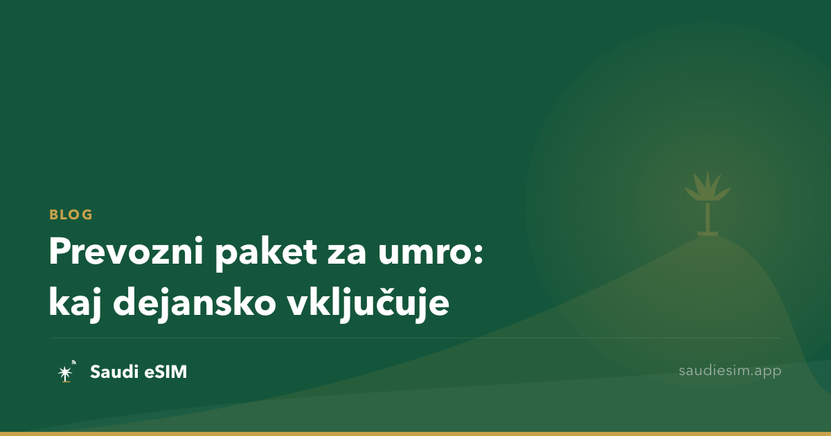 Prevozni paket za umro: kaj dejansko vključuje