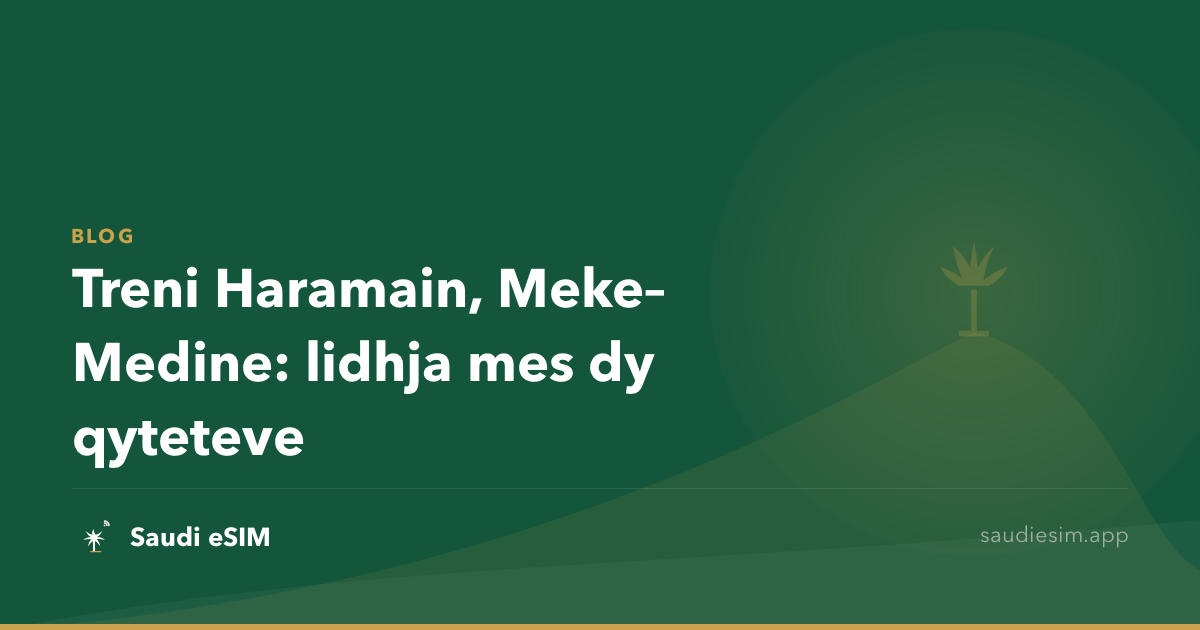 Treni Haramain, Meke–Medine: lidhja mes dy qyteteve