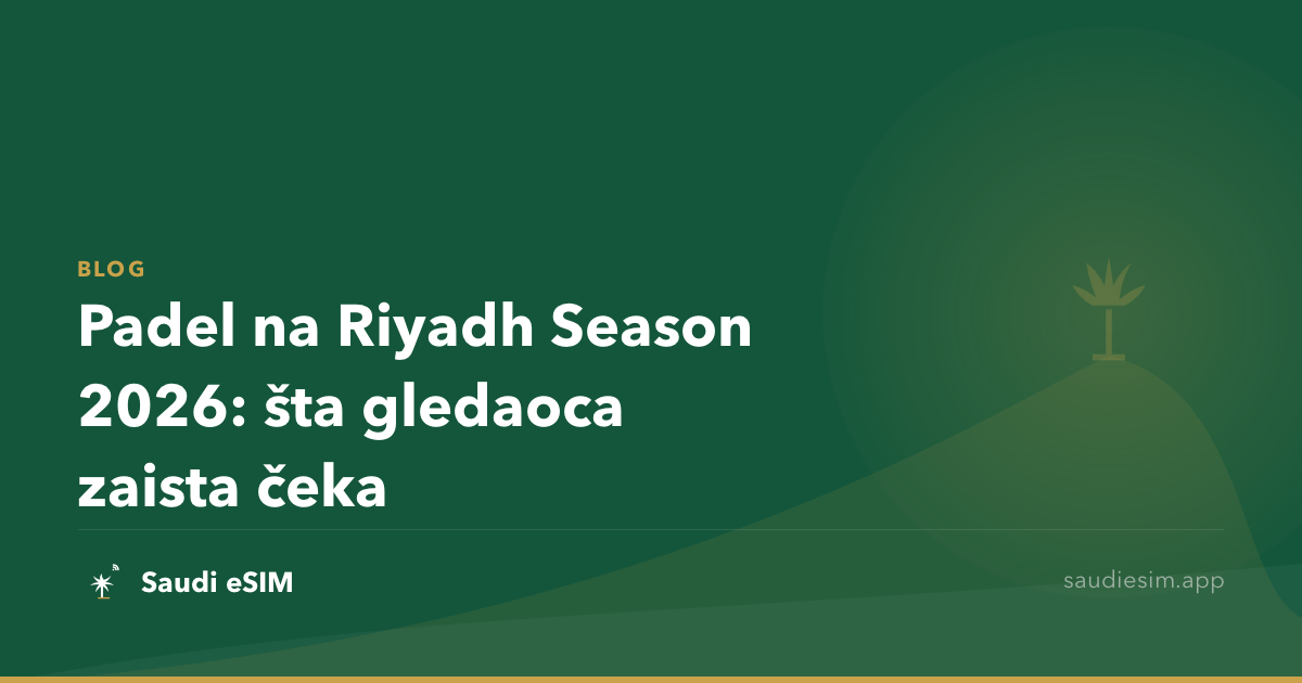 Padel na Riyadh Season 2026: šta gledaoca zaista čeka