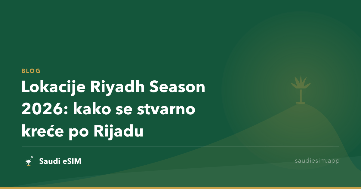 Lokacije Riyadh Season 2026: kako se stvarno kreće po Rijadu