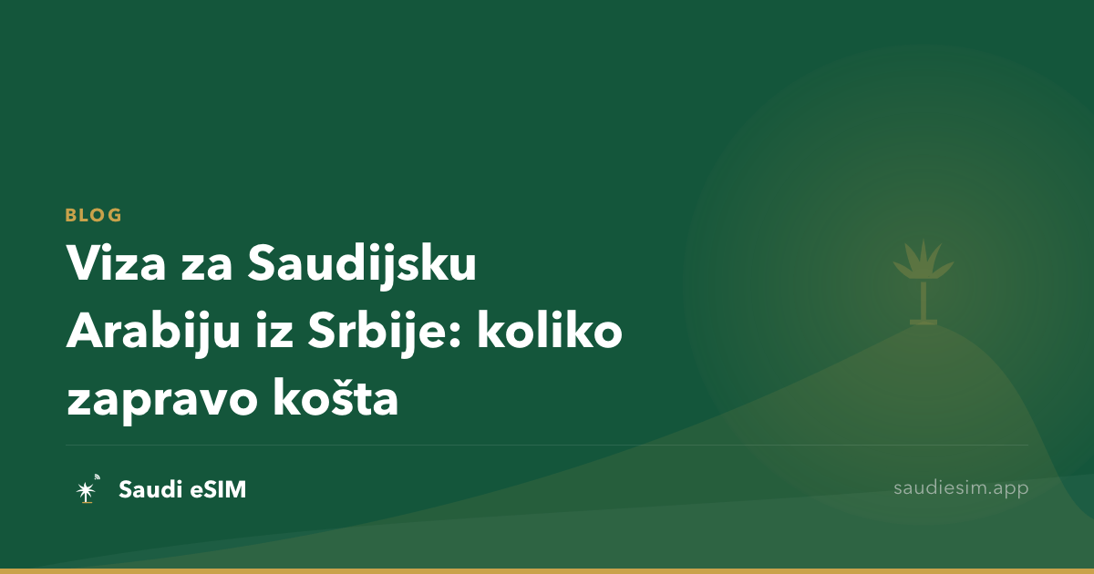 Viza za Saudijsku Arabiju iz Srbije: koliko zapravo košta
