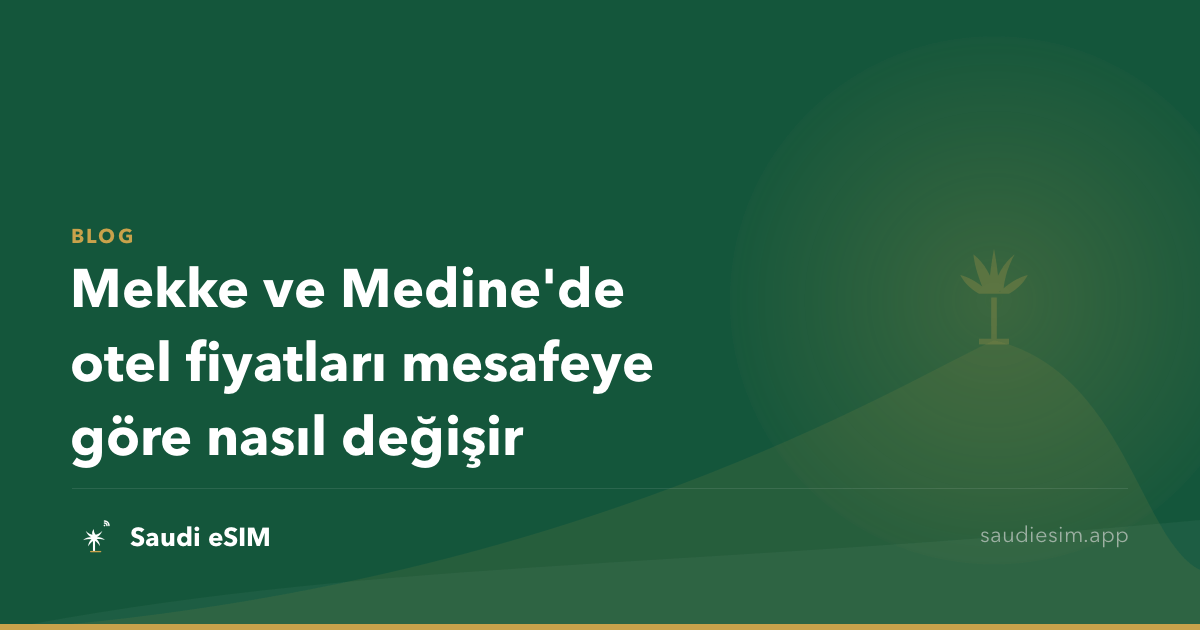 Mekke ve Medine'de otel fiyatları mesafeye göre nasıl değişir