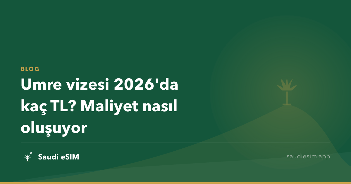 Umre vizesi 2026'da kaç TL? Maliyet nasıl oluşuyor