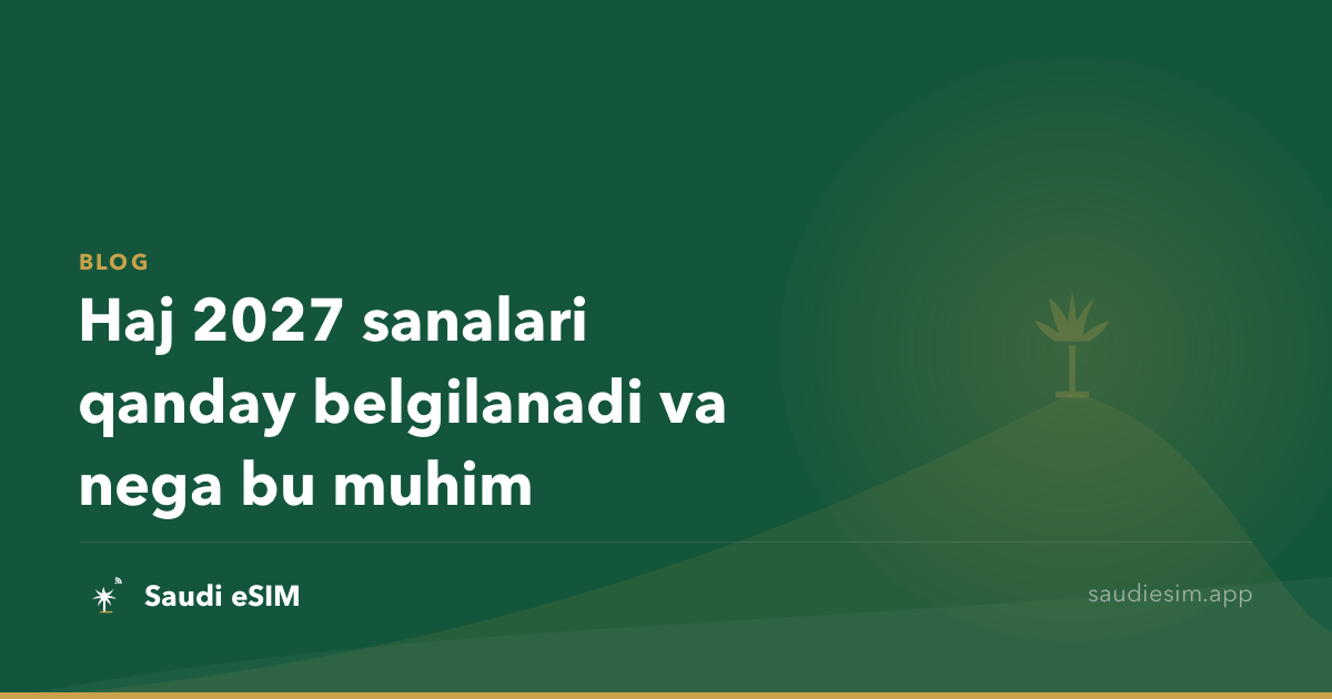 Haj 2027 sanalari qanday belgilanadi va nega bu muhim