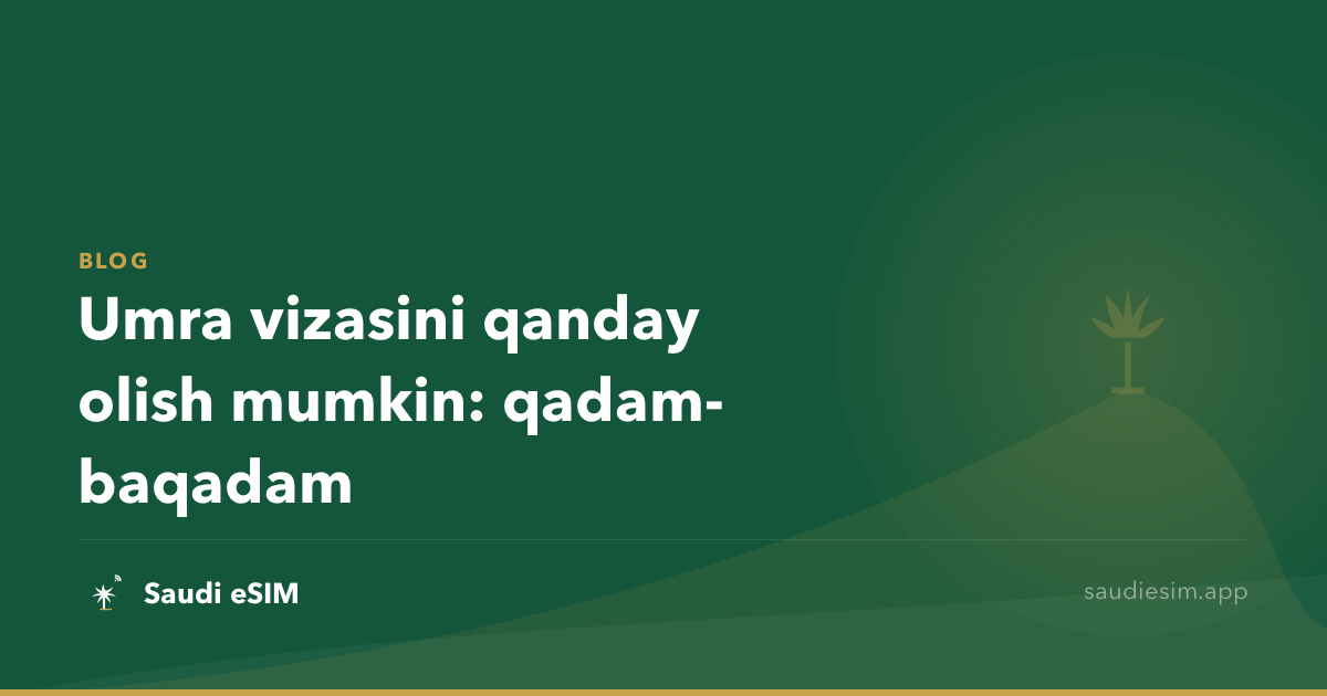 Umra vizasini qanday olish mumkin: qadam-baqadam